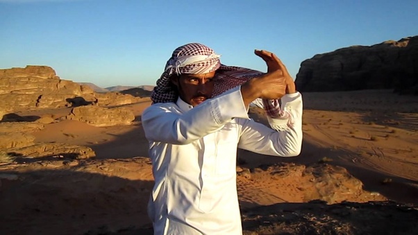 Traditional wear of sahara people